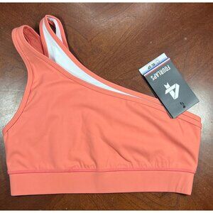 NWT FourLaps Solo Bra WOMENS blush white Small